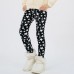 【3Y-12Y】Girls Stylish Leopard And Flowers And Cartoon Print Thickened Fleece Leggings