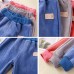 【12M-7Y】Kids Casual Fleece Thick Pants