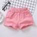 【18M-13Y】Girl Summer Casual Multicolor Ripped Washed Denim Shorts