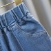 【2Y-9Y】Girl Fashion Blue Jeans